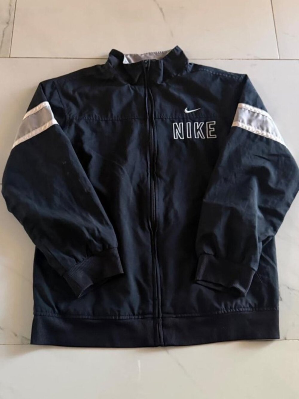 Nike Men's Black and White Jacket
